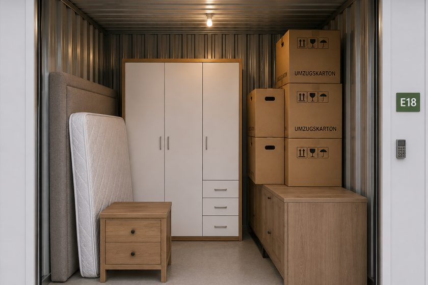 Lagerbox 7 m² – Ideal für eine komplette Wohngemeinschaft